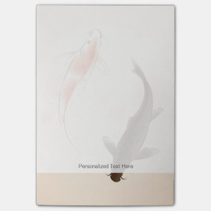 Post-it® Yin Yang Koi pêche dans la peinture orientale