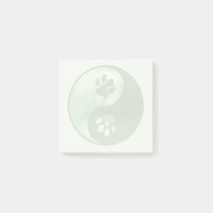Post-it® Yin Yang Paw Green