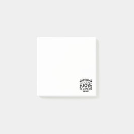 Post-it® You Will Have Joy and Gladness Inspirational Quote
