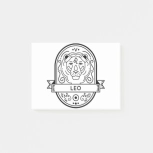 POST-IT® ZODIAC BADGE SYMBOLE LEO STROKE