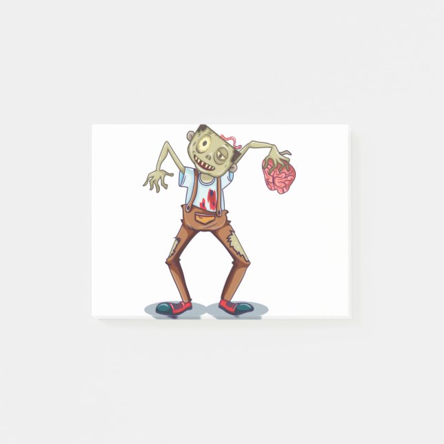 Post-it® Zombie effrayant (Devant)