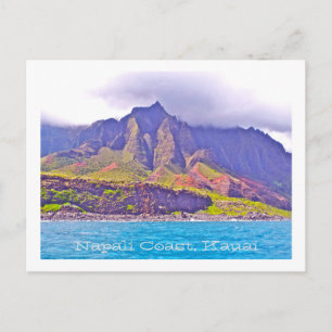 POST-KARTE, FLUTED CLIFFES DER NAPALI-KÜSTE POSTKARTE