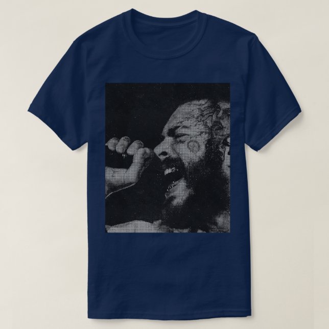 Post Malone rapper hiphop T-Shirt (Design vorne)