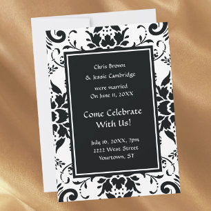 Post mariage faire-part invitation damer