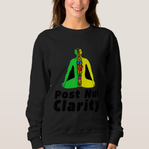 Post-Nuss-Klarheit für Männer Sweatshirt