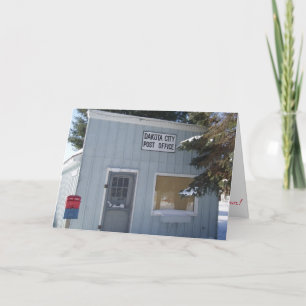„Post Office“ Weihnachtskarte Karte
