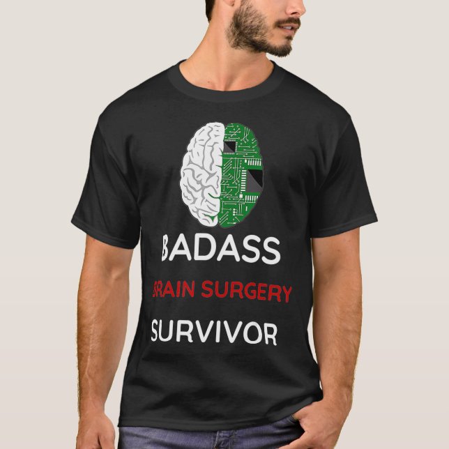 Post-Operation-Shirt-Erholung BADASS-Operation T-Shirt (Vorderseite)