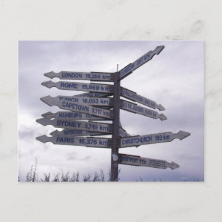 Post Sign Postkarte