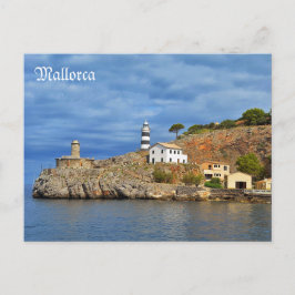 Post Soller-Sa Calobra desde el mar en Mallorca Postkarte