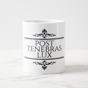 Post Tenebras Lux Jumbo-Tasse