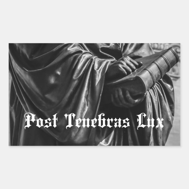 Post Tenebras Lux Sticker (Vorderseite)