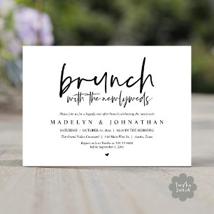 Post Wedding Brunch mit der Neuauflage Einladung