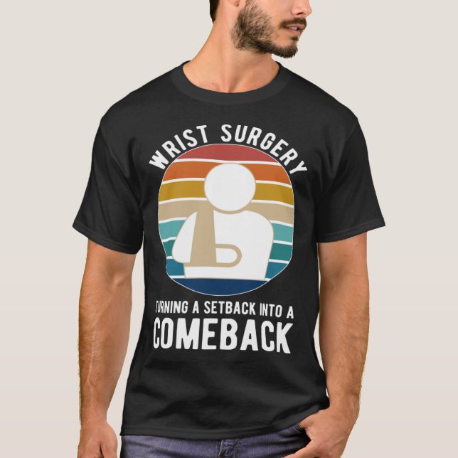 Post Wrist Operation Erholung gebrochen Handgelenk T-Shirt (Vorderseite)