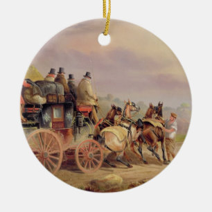 Post-Züge auf der Straße: Das "Quecksilber" Devo Keramik Ornament