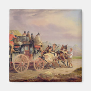 Post-Züge auf der Straße: Das "Quecksilber" Devo Magnet