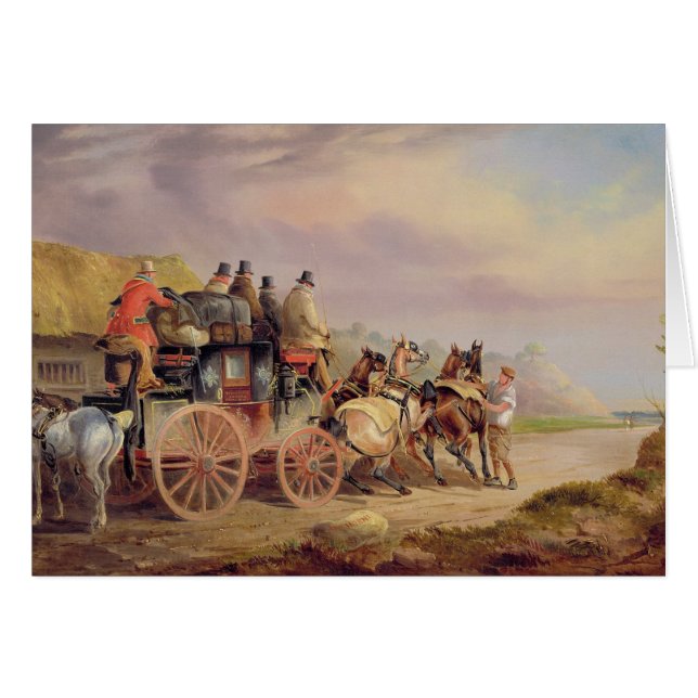 Post-Züge auf der Straße: Das "Quecksilber" Devonp (Vorderseite (Horizontal))