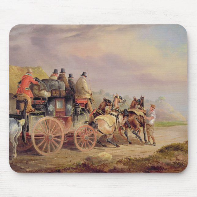 Post-Züge auf der Straße: Das "Quecksilber" Devonp Mousepad (Vorne)