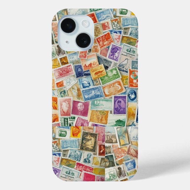 Postage-Briefmarke Case-Mate iPhone Hülle (Rückseite)