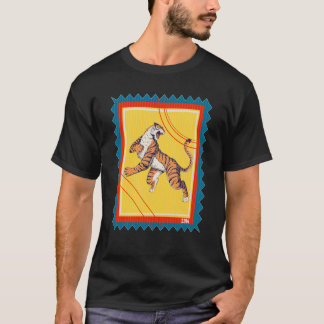 Postage Briefmarke Wild Animal Jumping Tiger T-Shirt
