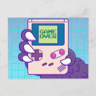 Postal de Game over Godzilla Postkarte