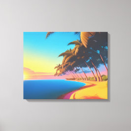 Postal de los 80s leinwanddruck