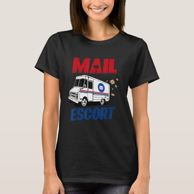 Postal Service Mailman US Postman Worker T-Shirt (Vorderseite)