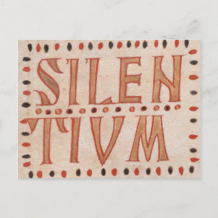 Postal Silentium Postkarte