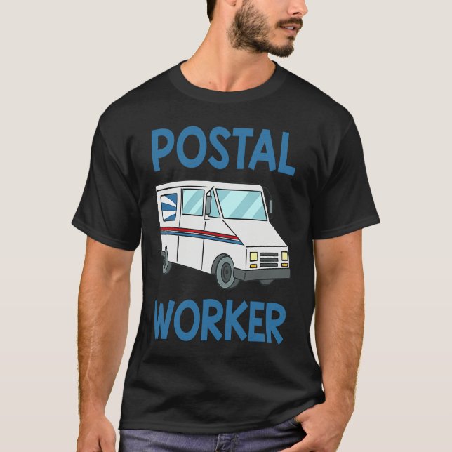 Postal Worker Designs Postal Carrier T-Shirt (Vorderseite)