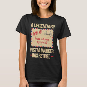 Postal Worker Remüde 2022 Postman Retirement Carr T-Shirt