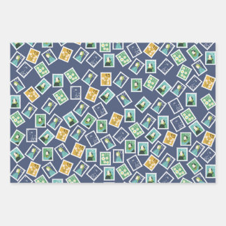 Postal Worker Wrapping Paper Geschenkpapier Set