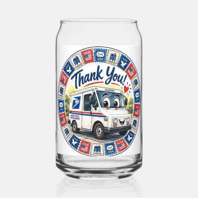 Postal Workers Appreciation  Dosenglas (Rückseite)