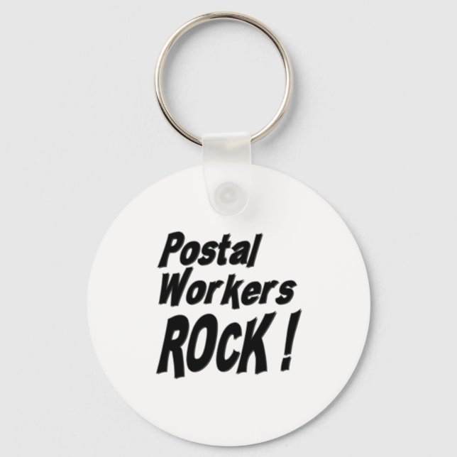 Postal Workers Rock! Schlüsselanhänger (Vorderseite)