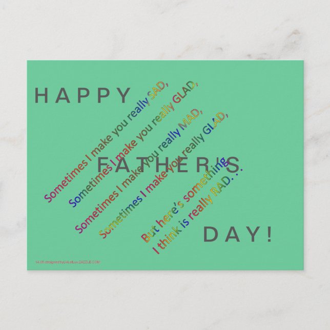 Postale 15.05.1 CARTE DAD.Liam (Devant)