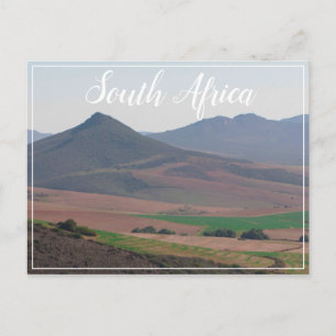 Postale Afrique du Sud Rural Landcape Mountain SA Carte po
