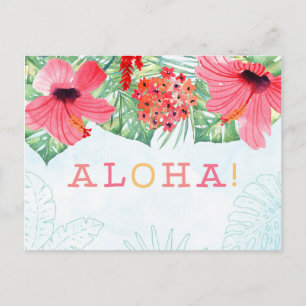 Postale aloha carte postale, aloha carte de voeux
