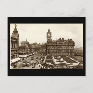 Postale Ancienne carte postale, Edimbourg, Princes Street 