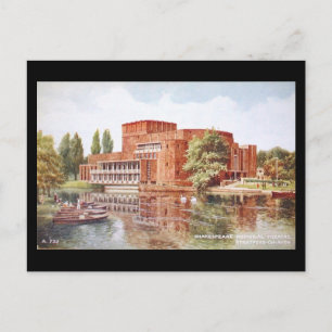 Postale Ancienne carte postale, Stratford-upon-Avon, Théât