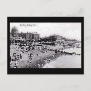 Postale Ancienne carte postale, Worthing Beach
