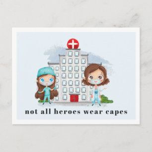 Postale Appréciation des infirmières Carte de remerciement