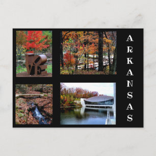 Postale Automne à Bentonville Arkansas Photographie Carte 