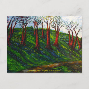Postale Balade d'été CARTE POSTCARD
