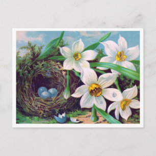 Postale Belle carte de Pâques vintage