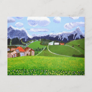 Postale Belle carte Norvège