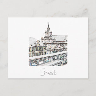 Postale Biélorussie Беларусь Brest Брэст Brest Carte posta