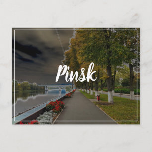 Postale Biélorussie Беларусь Pinsk Пінск Пинск Carte posta