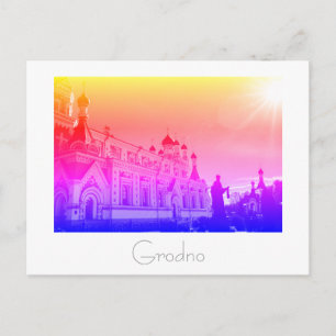 Postale Biélorussie Bélarus Grodno Hrodna Гродно Carte pos