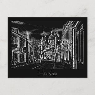 Postale Biélorussie Bélarus Grodno Hrodna Гродно Carte pos