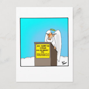 Postale Blessures amusantes et Humour de la foi Carte post