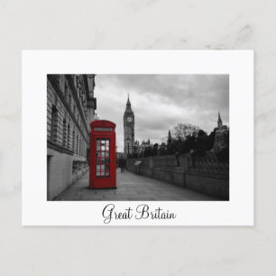 Postale Boîte téléphonique rouge, Grande-Bretagne carte po