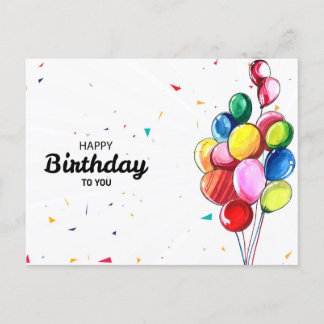 Postale Bonne Anniversaire À Vous Carte Anniversaire